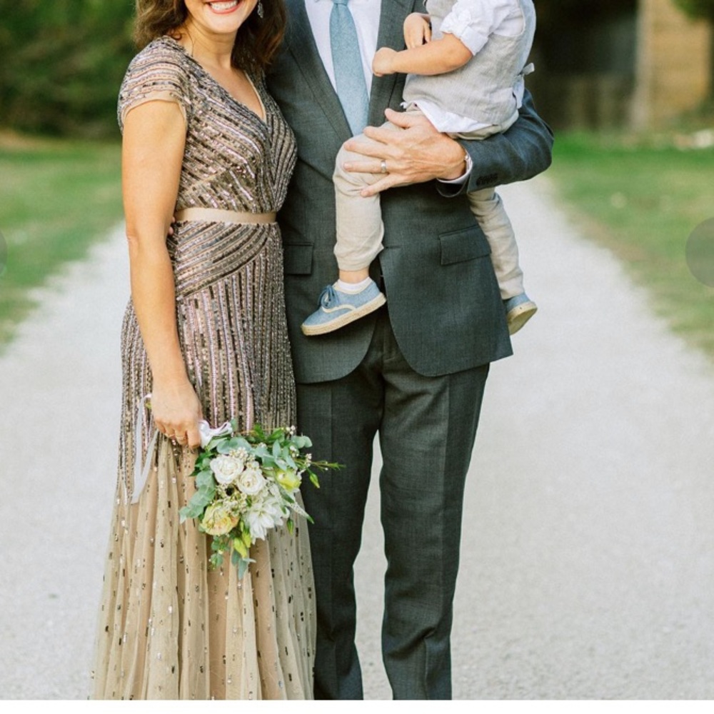 Adrianna Papell embellished beaded dress - Picture 4 of 11